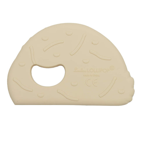 Loulou Lollipop Silicone Teether for Teething Baby Boy and Girl, Taco Design