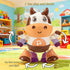 3 1+, 3+ Electric Dancing Cow Light up Musical Cow Plastic Dancing Toys Baby Animal Sounds Toys Toddler Sensory