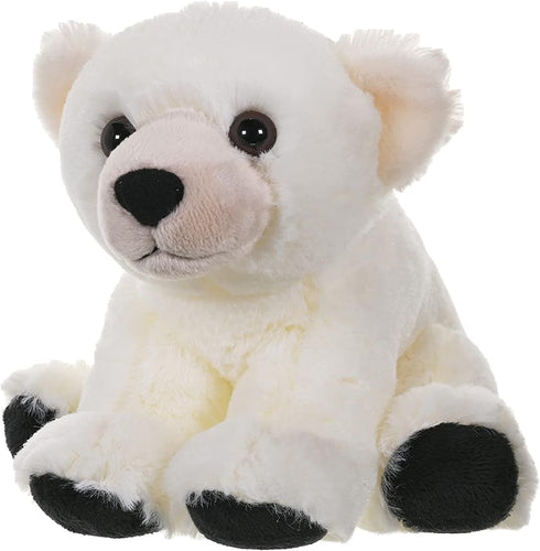 Wild Republic Cuddlekins Polar Bear Baby Plush, Stuffed Animal, 8", Gifts for Kids, Multi (10845)