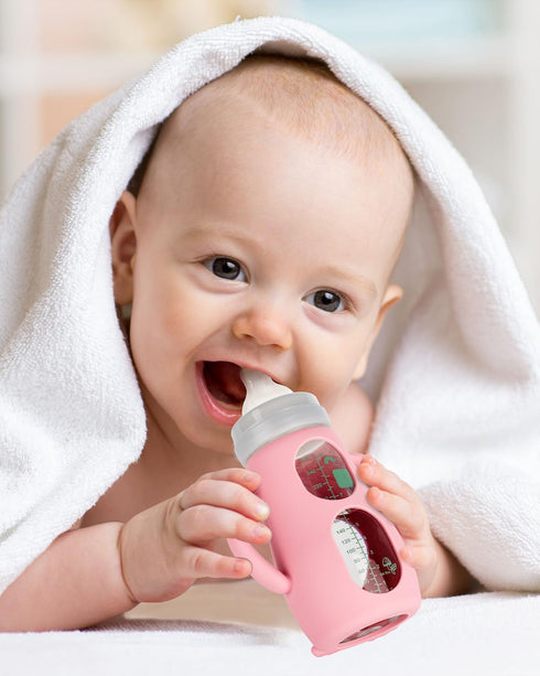 3 Pack 9OZ Silicone Sleeves for MAM Baby Bottles - Anti Breakage Baby Bottle Holder, Compatible with MAM Baby Bottle