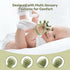 CAHILON 2 Pack 0-6 6-12 Baby Teething Toys Months, Adjustable Anti Dropping Wrist Teething Mittens, Food Grade Silicone
