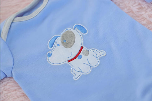 MAIHAO Reborn Baby Doll Clothes for 17-22 Inch Newborn Baby Doll Boy, Baby Doll Clothes Outfit Accessories fit 17-22 Inch Baby Doll Boy?Puppy Pattern 4pcs Set ?