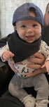 Maiwa Black White Cotton Bandana Snap Drool Bibs for Baby Girls and Boys, 12 Pack for Teething