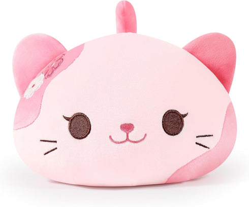 13 inch 13") Onsoyours Original Sakura Cat Plush Cute Kitten Stuffed Animal Soft Pillow Pink Kawaii Kitty Plush Toy