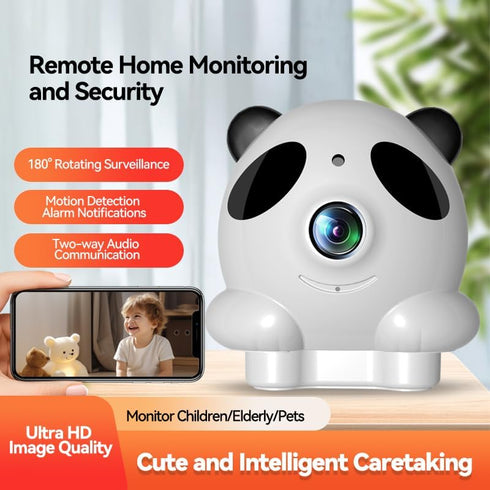 flicom 3K Camera,5G 2.4G 2-Way Indoor Security and WiFi/Dog/Baby Camera with Phone app,Human Pet Motion AI,Night