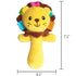 Soft Baby Rattle Toys, Plush Stuffed Animal Hand Rattles for Toddlers, Lion Development Infant Toy