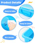 sikmcle 2 Pcs Sand Tray Sensory Bin with Lid and Handle, Portable Sensory Sandbox Container for Kids, Plastic Activity
