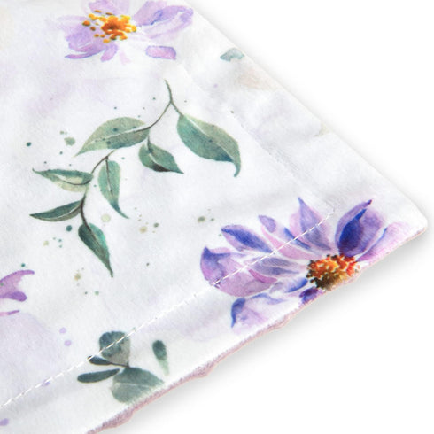 30 40 Inch(75x100cm) BORITAR Baby Blanket Super Soft Double Layer Minky with Dotted Backing for Girls, Receiving