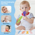 8 Pack Chew Baby Teething Toys for 0-12 Months, Freezable BPA Free Silicone Baby Molar Teether Chew Toys, Hammer Wrench Spanner Pliers Hand Saw Shape Baby Girl's Boy Car Seat Toy