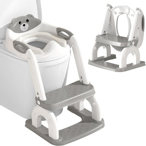 DEEKI Potty Training Seat Upgrade 2 in 1 Toddler Training Toilet Chair Potty