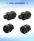 Aluminum Alloy 7mm RC Wheel Hex Hub Spacer with 9.5mm Offset Extension 4Pcs for AXIAL SCX24