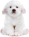 Tiny Heart Simulation Maltese Dog Plush Toys, Realistic 10inch Stuffed Animal for Kids Birthday Gifts and Home Decor