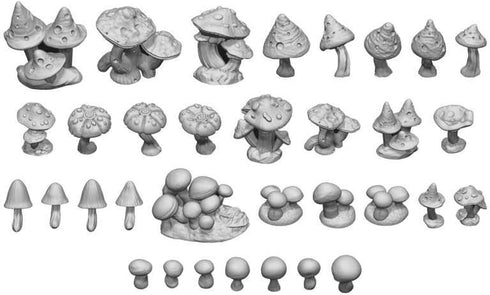 Green Stuff World for Models and Miniatures - Wild Mushrooms 11608