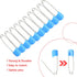 Hocansen 50 54mm/2.2in PCS Safety Pin Baby Diaper Pins for Cloth Plastic Head Baby Pins for Diapers Stainless Steel