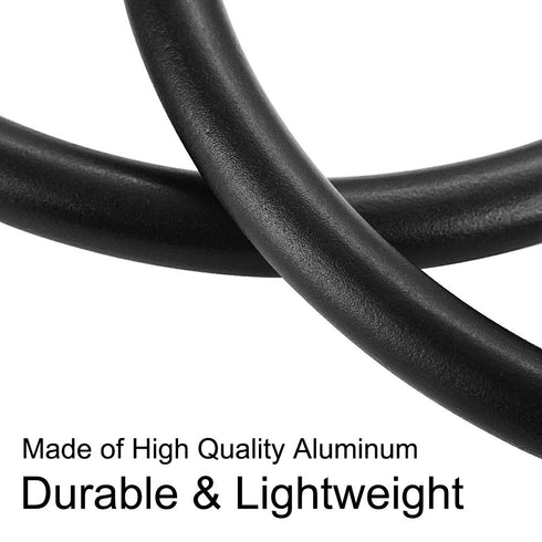 Accmor 2 3 4 Baby Ring Sling Rings Pairs, in Diameter Aluminum Sling Ring Pcs for Infant Wrap Carrier (Black)