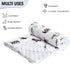 david's kids Minky Baby Blanket for Boys Girls, Soft Lightweight Micro Fleece Receiving Blanket with Double Layer, 30 x