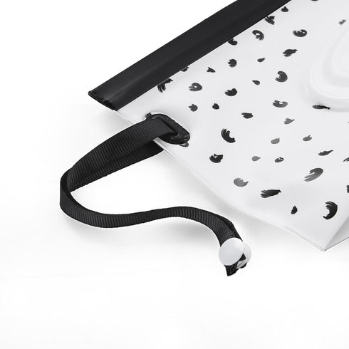 4 Pack PandaEar Baby Wipe Dispenser, Refillable Baby Wipe Holder Bag Portable Wipes Container Reusable Wet Wipe Pouch