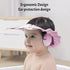 Baby Shower Cap Toddler Bath Hat Adjustable Shampoo Cap Waterproof Bath Cap with Ear Protection Safe Shower Visor Soft EVA Washing Hair Shield Hat for Infants Kids Children Boys Girls 6 Months-6 Years