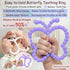 2 3 (2, Pcs Baby Teething Toys Silicone Butterfly Teething Rings Over Months - Baby Essentials Sensory Chew Toys -Baby