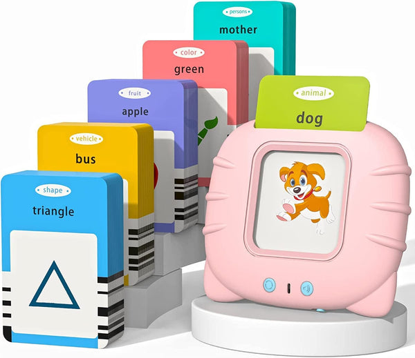 Toddler Learning Toys for 2-5 Year Old Girls, Autism Sensory Toys, 112 Cards - 224 Sight Words Talking Flash Cards