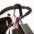 Stroller Hooks by Baby,Large Stroller Hooks for Mommy, 2 pcs Carabiner Stroller Hook Organizer for Hanging Purses, Diaper Bag, Shopping Bags. (Purple)