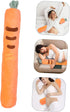 Ergonomic Cervical and Lumbar Support Pillow - Carrot Design for Multi-Functional Use