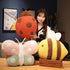 Cute Ladybug Plush Pillow - Stuffed Animal Toy for Kids, Kawaii Soft Lady Beetle Gift for Home Decor