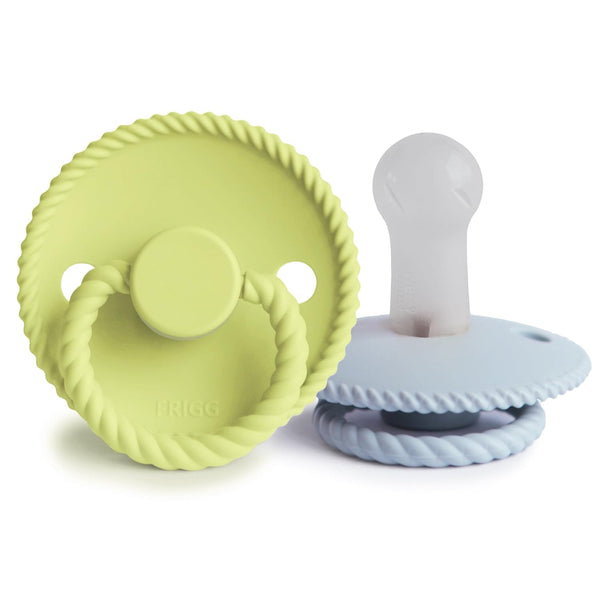 RIGG Rope Silicone 2-Pack Green Tea/Powder Blue - Size 2
