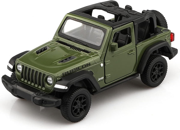 1/36 Scale Jeep Wrangler Rubicon Diecast Car Models, Pull Back Vehicles, Cars Gifts for Boys Girls