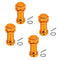 MECCANIXITY Wheel Hex Hub Adapter with Mount Cap Plug, 17mm to 30mm Thicken Extension for RC Car Truck Tires