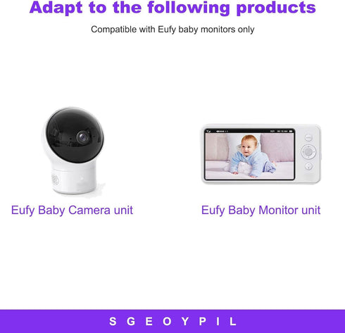 5V Baby Monitor Power Cord Compatible with Eufy Security Spaceview Video Baby Monitor with Camera Replacement Charger Power Adapter Cable