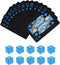 Poker Playing Cards Dice Sets Poker Table Cards PVC Stacking Cup Dice
