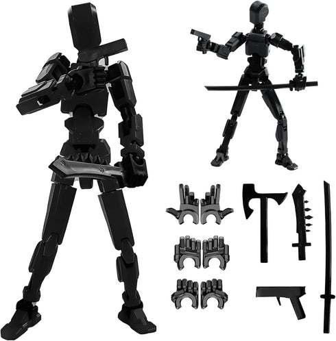 Dumwick Titan13 Action Figure, Lucky Robot 13 Action Figure,3D Printed Multi-Jointed Movable Action