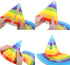 Rainbow Cone Party Hats for Kids & Adults - 12 Pack, 8 inch for Birthday Parties & Classroom Decorations