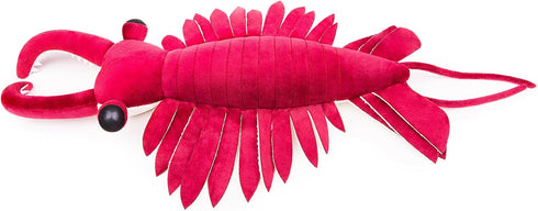 ZHONGXIN MADE 21" Realistic Cambrian Ancient Organism Anomalocaris Plush Toy - Lifelike Cambrian Creature Anomalocaris