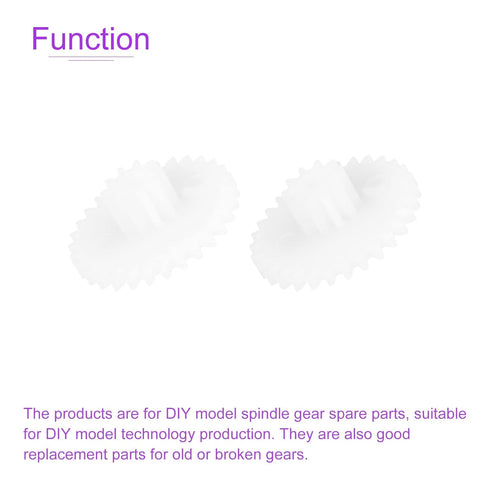 DMiotech 20 Pack 26 Teeth Plastic Gears Model 26102B for DIY Cars and Robots