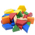 hand2mind Symmetry, (Set 250) Wood Pattern Blocks for Kids, Shapes for Kindergarten, Montessori Toys, Geometric Shapes