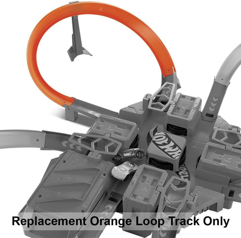 Mattel Replacement Part for Hot-Wheels Criss Cross Crash Die-Cast Vehicle Playset, Replacement Orange Loop Track