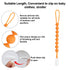 Baby Food Grade Silicone Sport Ball Teether Toy with Pacifier Clip Holder, Teething Relief Gift Set, American Football
