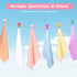 24-Pack (7''x9''), Orighty Baby Washcloths Microfiber Coral Fleece Baby Towels, Super Soft and Absorbent Wash Cloths