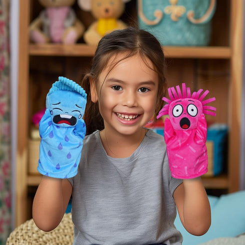 Urban Kiddy 6 UrbanKiddy's My Emotion Friends | Emotion Sensory Hand Puppets, Interactive Educational Toys