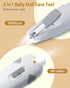 26 1 Trimmer Set,Safe Set Lictin Baby Healthcare and Grooming Kit, in Rechargeable Nail Electric File with Auto Light