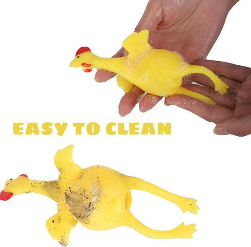 16cm Funny Squishy Toys Chicken and Eggs for Stress Relief