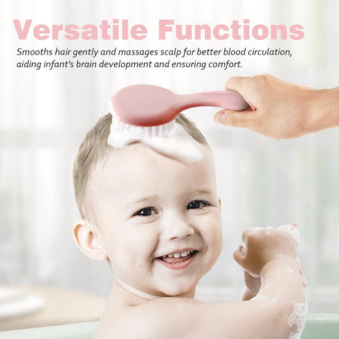 Set Set Set Baby Hair Comb Soft Baby Hair Brush Baby Comb Hair Comb Newborn Baby Hair Brush and Comb Baby Care Hair