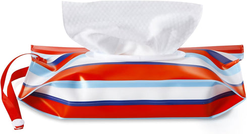 4 Pack PandaEar Baby Wipe Dispenser, Refillable Baby Wipe Holder Bag Portable Wipes Container Reusable Wet Wipe Pouch