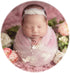 Zeroest Newborn Photo Props Photography Wrap for Babies, Lace-Tulle Wraps Blanket for Photo Shoot Outfits (Cream)