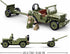 hhohio 2 WW2 Set, 4 (325 World War Landing Craft Building Toys Military Vehicle Brick WWII Army Warship Boat Model
