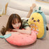REFAHB Cute Stuffed Avocado Throw Pillow, Removable Fluffy Creative Gifts for Teens, Girls, Kids