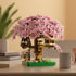 2 (2201 Beego Bonsai Tree Cherry Blossom Building Toy Not Compatible with Lego, Japanese Sakura Pink&Purple Flower