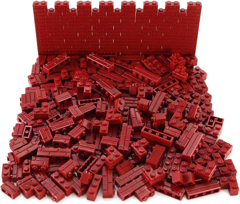 Feleph 260 Pieces Masonry Profile Bricks Building Blocks, Diverse Bulk Toy Set Compatible with Major Brands